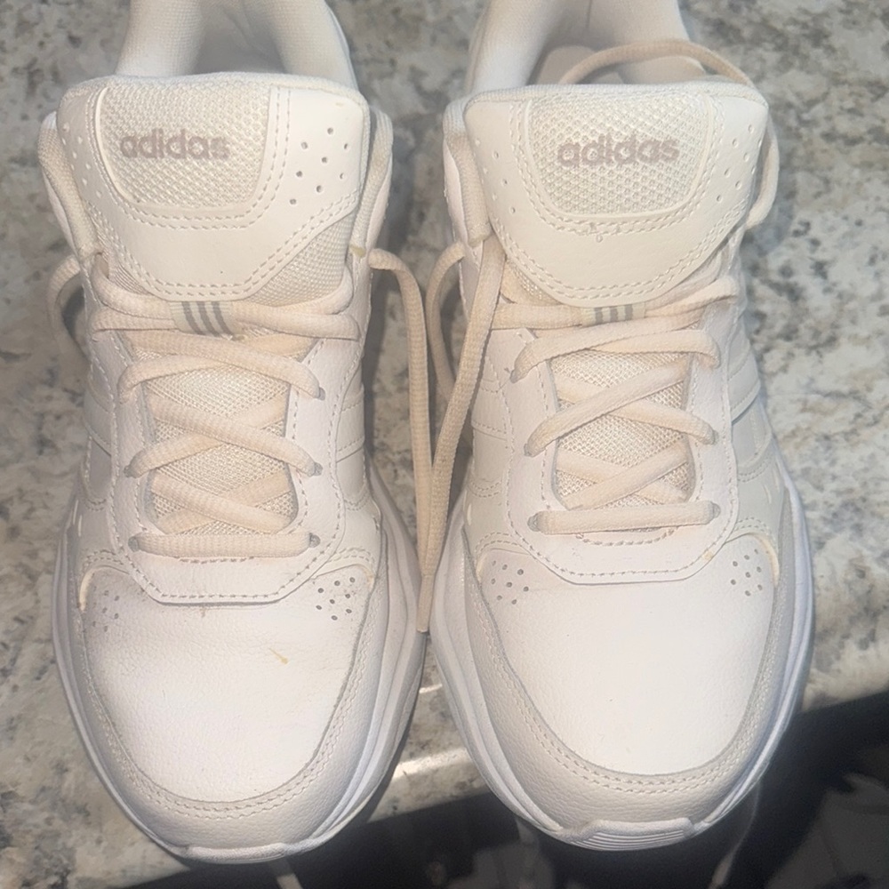 Adidas White Athletic Sneakers